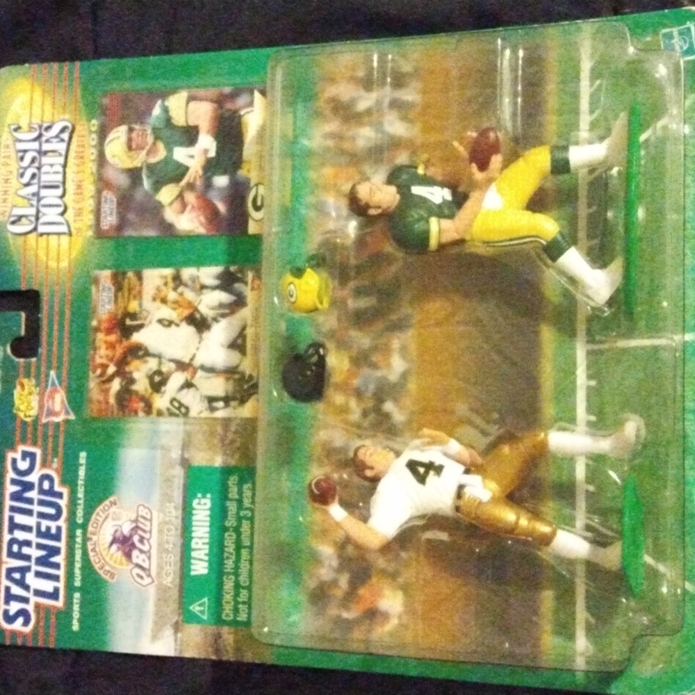 Green Bay / Brett favre fans I'm selling brand new in the package rookie toy